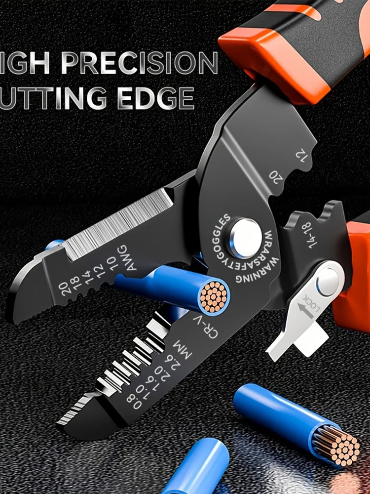Wire Cutter, Wire Stripper Crimper, Wire Stripping Tool, Cable Stripper, Wiring Tools, Wire Crimping Tool