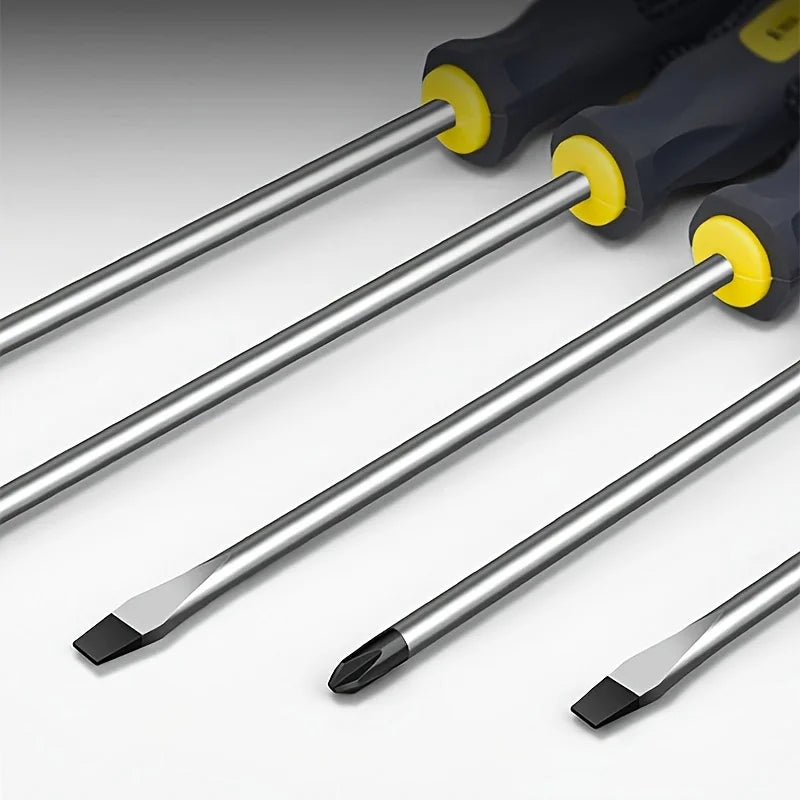 Magnetic Tip Screwdriver Set, Phillips and Flat, Professional Cushion Grip | Hand Tools Set
