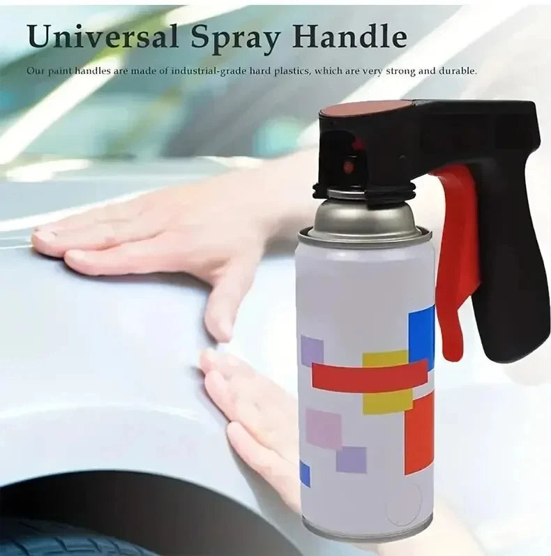 1 Pcs Plastic Portable Spray Paint Handle, Universal Reusable Car Color Changing Film Pasting Self Spraying Hand Spray Gun
