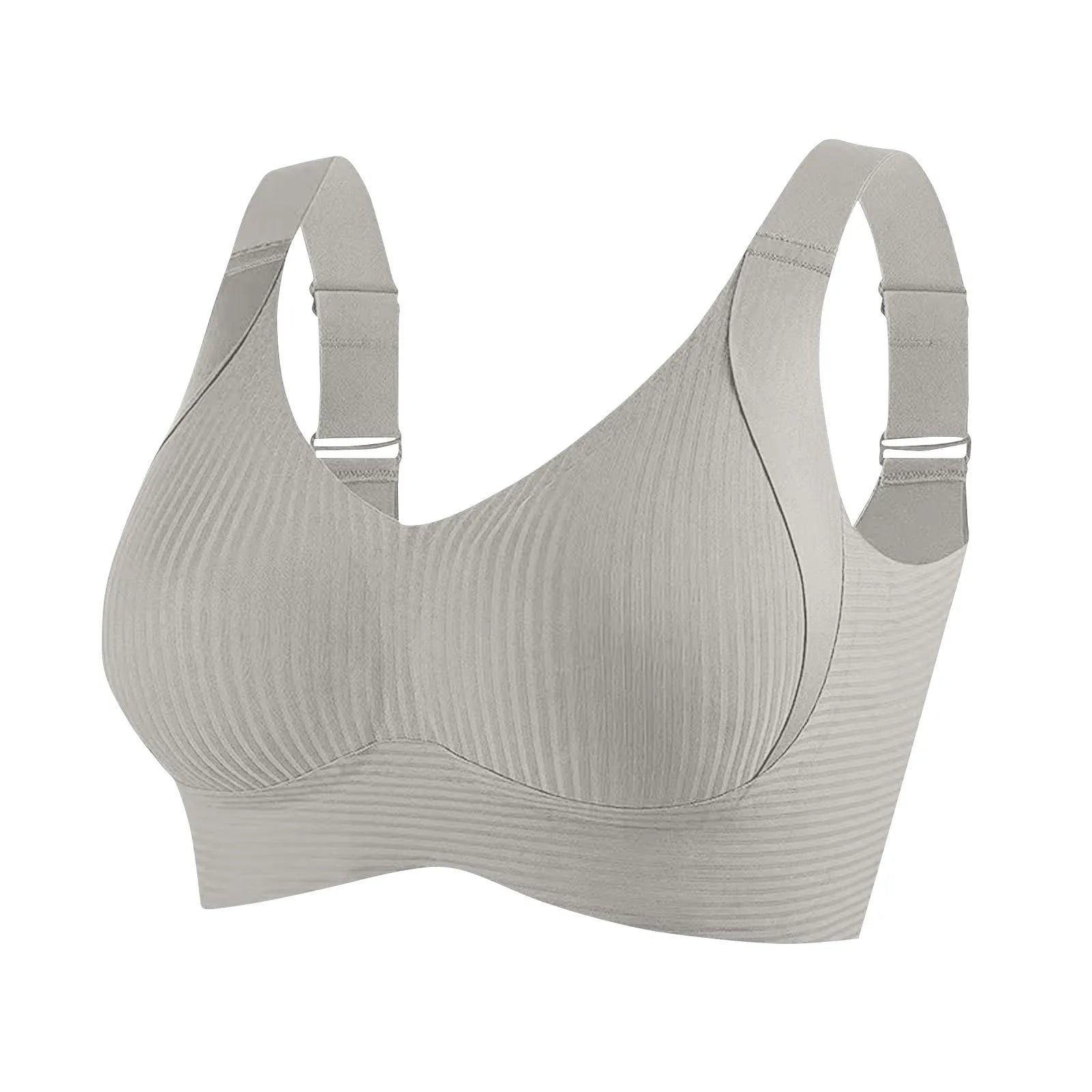 Women Large Size Bra Female Soft Support Seamless Underwears Comfortable Gathering No Steel Ring Light Thin Breathable Bras