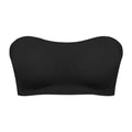 Women's Sexy Strapless Push Up Bra Removable Padded Seamless Ice Silk Top Women Invisible Beauty Back Anti-slip Off-shoulder Bra
