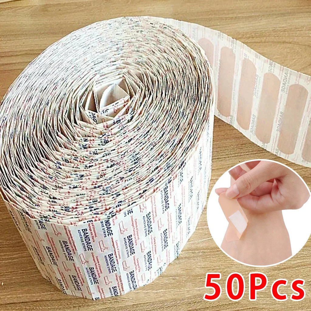 Band-Aids Waterproof Breathable Cushion Adhesive Plaster Wound Hemostasis Sticker Band First Aid Bandage
