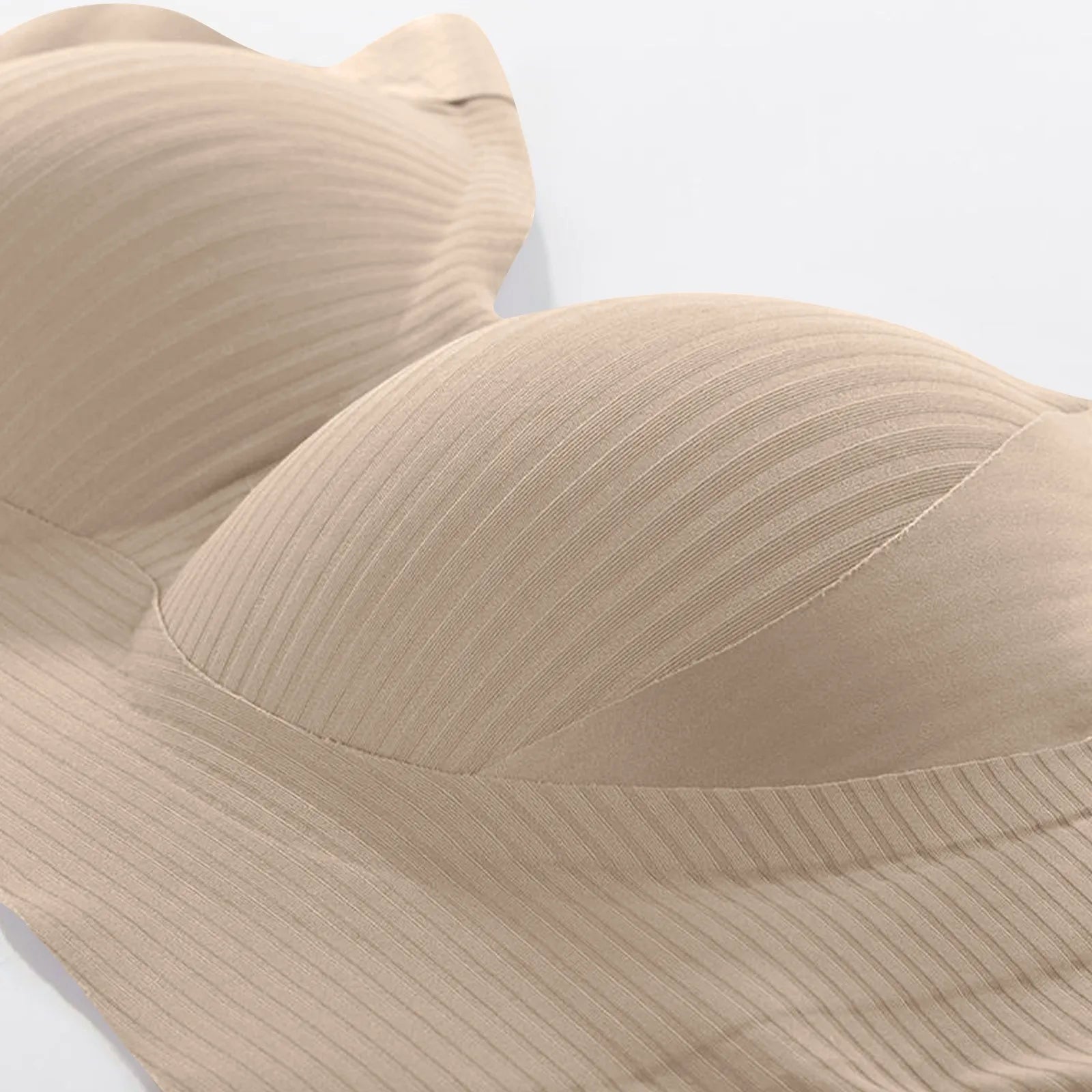 Women Large Size Bra Female Soft Support Seamless Underwears Comfortable Gathering No Steel Ring Light Thin Breathable Bras