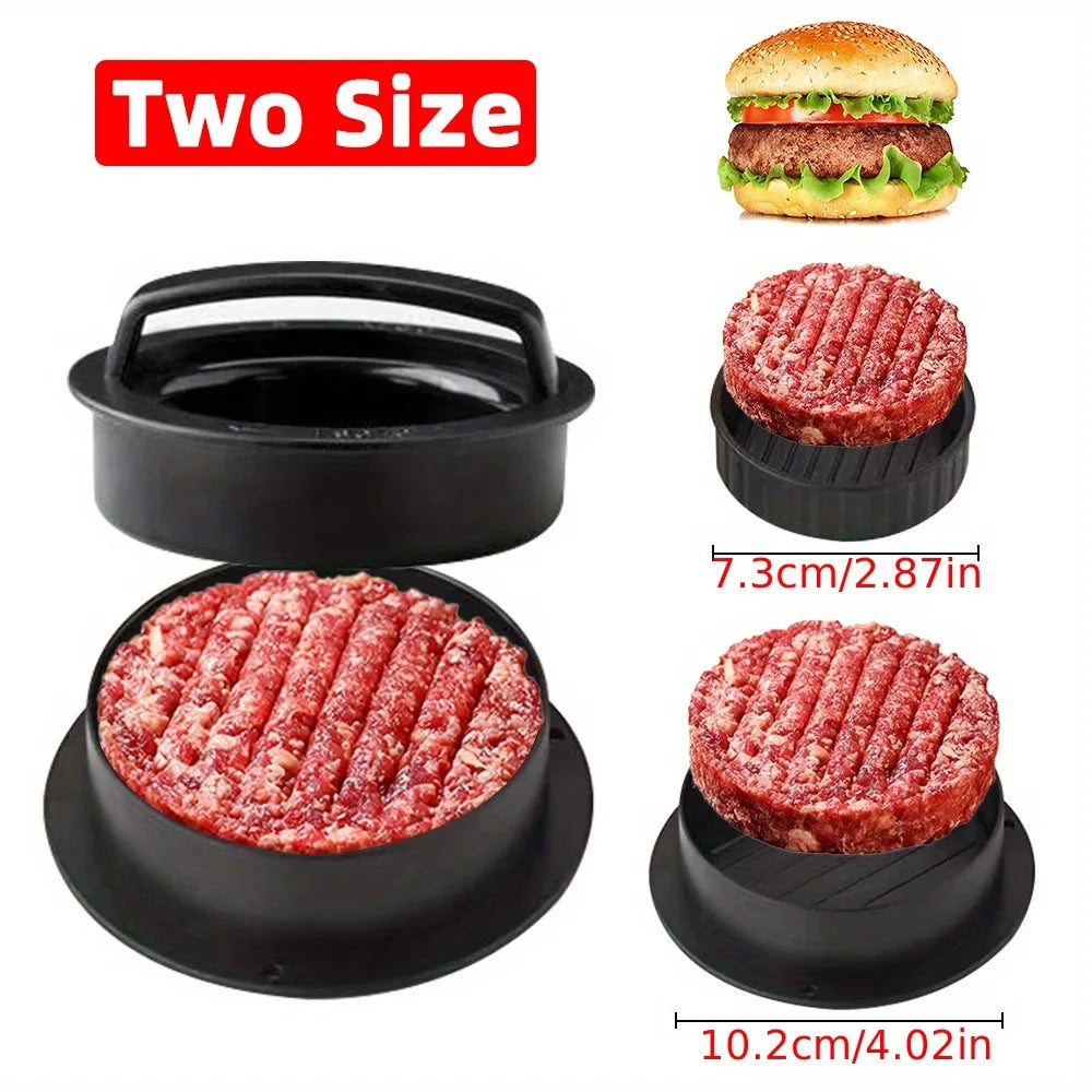 Round Hamburger Burger Press Beef Grill Food-Grade ABS Hamburger Helper Meat Press Cutlets Patty Maker Mold Kitchen Gadgets