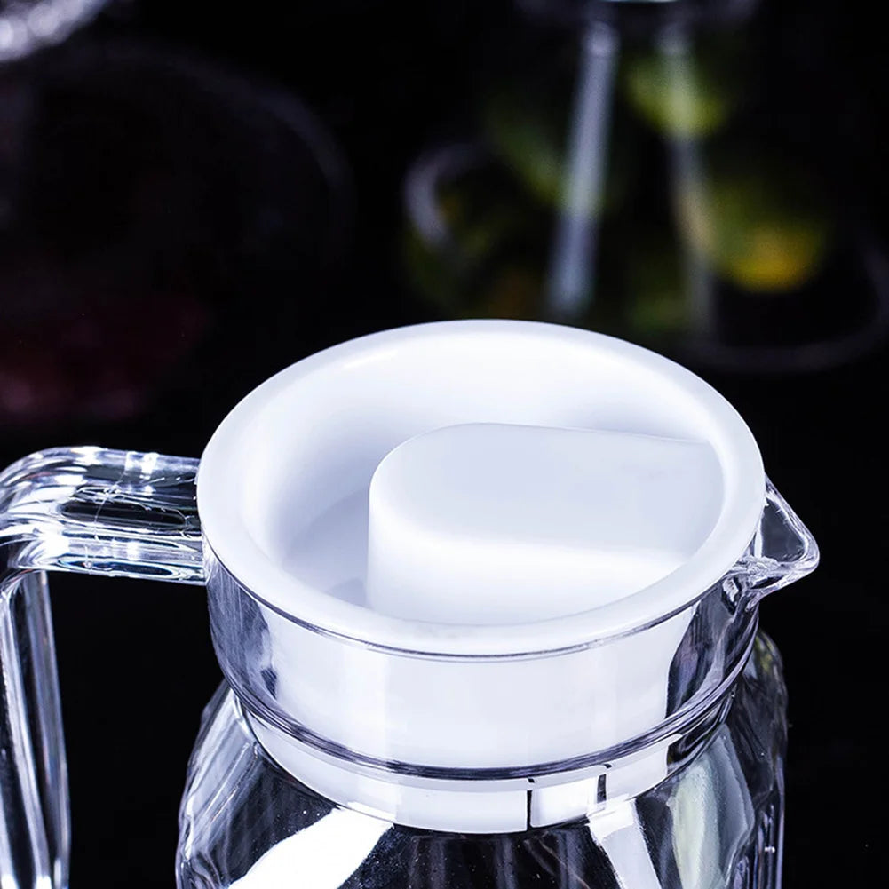 1.1L Water Juice JUG Pitcher Plastic Transparent Bottle For Storing Fresh Juices And Drinks For Kitchen Fridge Drink Storage Pot